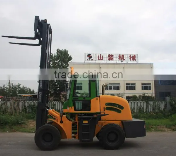 CHINA TOP Brand New Terrian Forklift C4000 With Chinese Engine photo-2