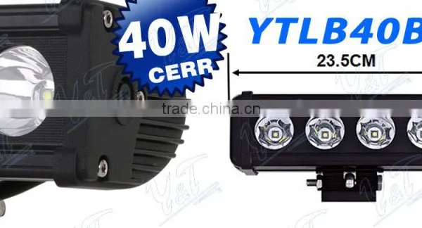 Durable 40W LED Boat Car off Road Driving Headlight Flood Lamp Work Bulb
