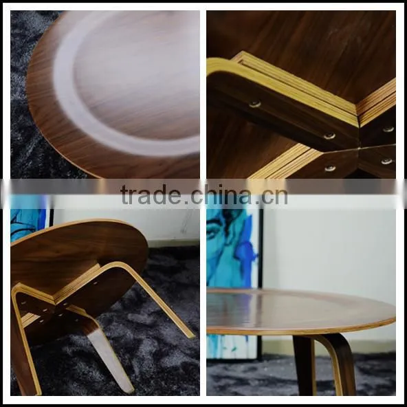 Wooden Round Table With Four Legs photo-5