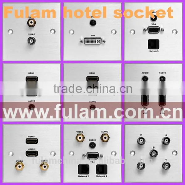 86x86mm USB 5V Aluminum Wall Socket