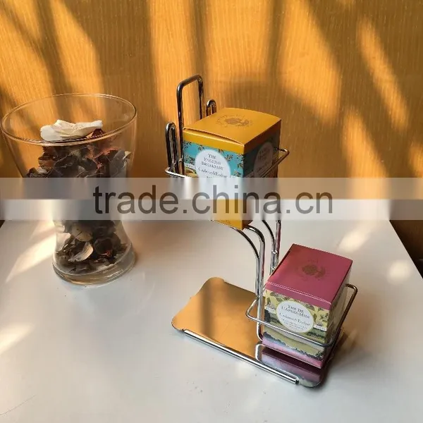 Modern Style Modern Wire Metal Tea Display Rack photo-3