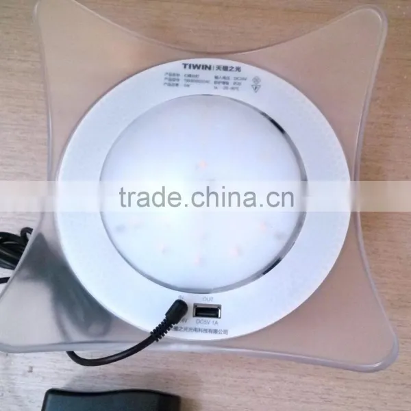 2015 Touch Sensor With Clock Dimmable Smart Warm White 5w Movable Silver New Led Desk Lamp photo-4