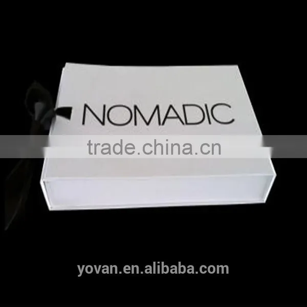 New Custom Design White Flat Folding Gift Paper Box for Christmas photo-3