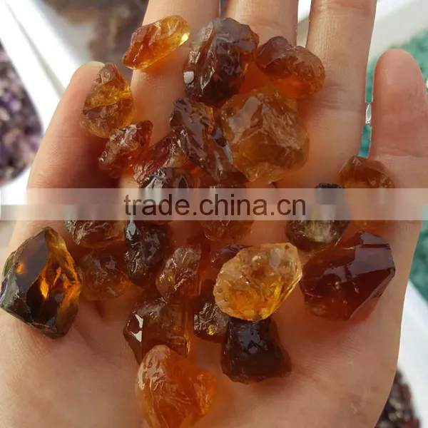 Madagascar 100% Natural Rough Honey Citrine Tumble Stone for Wholesale photo-2