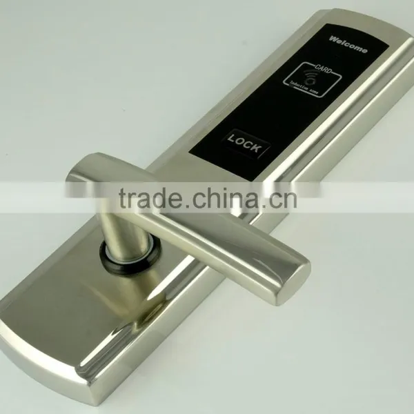 304 Stainless Steel Rfid Card Security Electric Handle Digital Hotel Smart Keyless Safety Lock photo-6