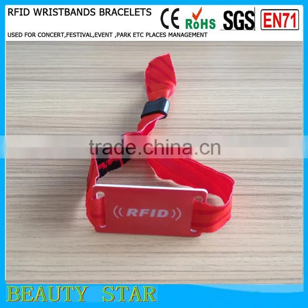 China Factory Directly Selling RFID PVC Wristbands for Music Festival Management