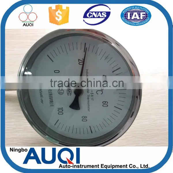 Dia 170mm Measure Plate Industrial Marine Bimetal Thermometer, Radial Type Thermostat Bimetal, 100 Adjustable Bimetal Thermostat photo-2