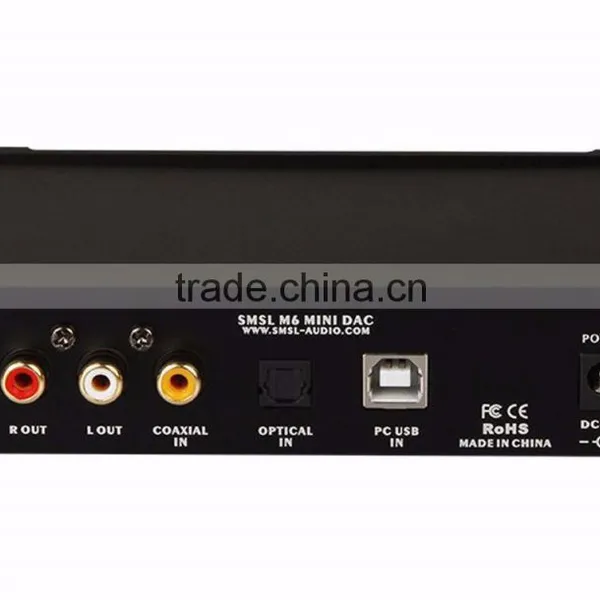 SMSL M6 32Bit/384KHz HiFi Multifunctional Mini DAC Decoder + Headphone Amplifier Asynchronous photo-4