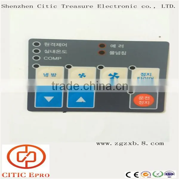 Ebossed LED Membrane Switch With Windows,Flexible Printed Keyboard photo-4