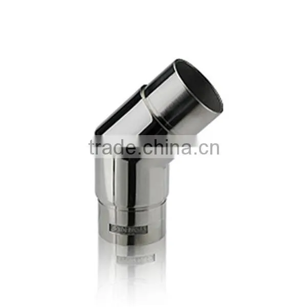Stainless Steel Tube Connector Steel Barrier Marine Handrail Fittings SS/Stainless Steel Tube Connector photo-2
