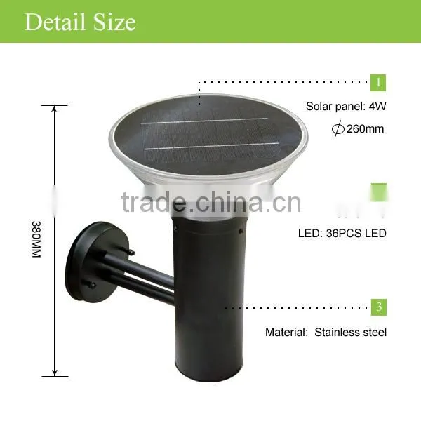 JR-B007 Solar Fence Light Stairs Outdoor Wall Light IP65 China Factory photo-2