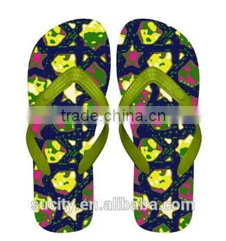 Summer Beach Slippers Flip Flop Fashion Digital Printing Sandal Beautiful Comfortable Slipper photo-2