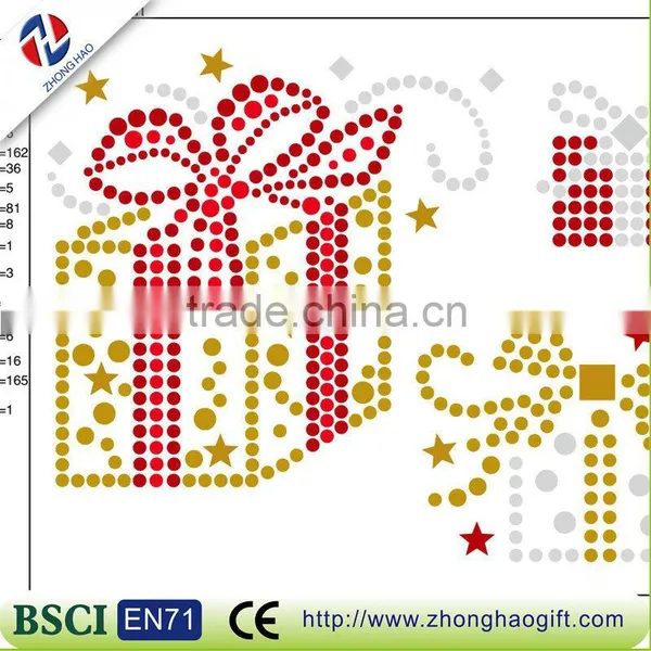 DIY Present Shape Crystal Sticker Design photo-2