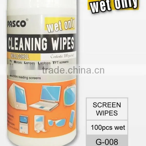 Computer Screen Lens Cleaner, Tube Pack Wet Cloth, CE Certification photo-3