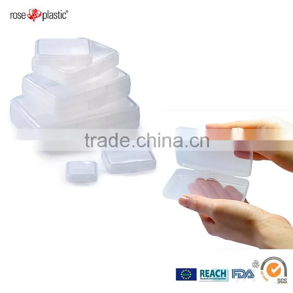 PP Transparent PVC Clear PE Colored Square or Rectangular Small Plastic Packaging Box for Adjustive Pick Consumer Box CB photo-6