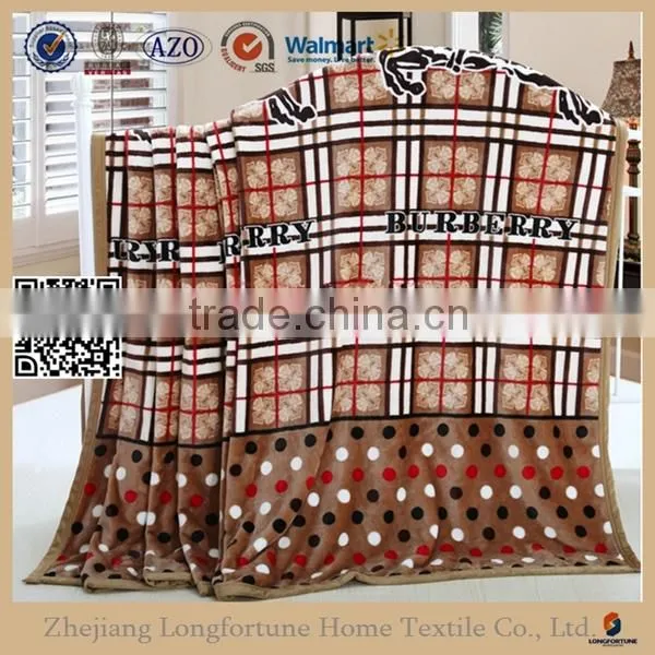 100% Polyester Printed Coral Fleece China Supplier Wholesale Hotel Blanket photo-2