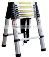 9+9 DETACHABLE COMBI TELESCOPIC LADDER(A Type) (aluminium+plastic)/DOUBLE LADDER photo-3