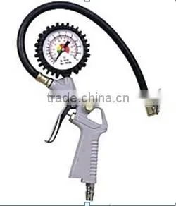 Easy operating auto tire inflating gun with pressure gauge TG-7
