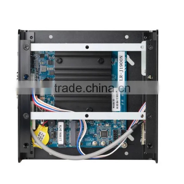 Fanless Mini pc 12v Windows xp Linux Intel Quad Core Processor Itx Motherboard With HDMI VGA COM photo-4