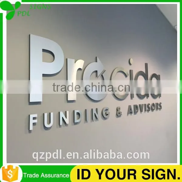 PDL 3D Built Up Stainless Steel Letters With Brass Finished photo-5
