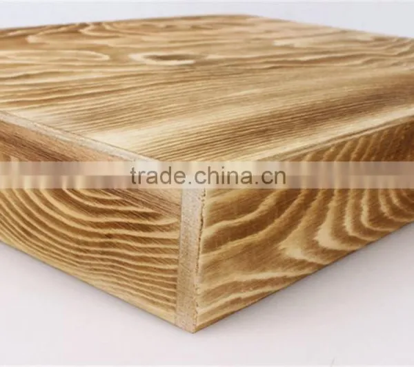 Burning Color Compartment Tray,wooden Rustic Tray,supermarket Wooden Tray photo-5