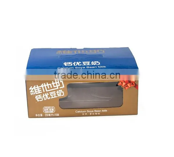 Milk Beverage Paper Carton Packaging Box Wholesale photo-4