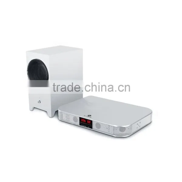 Home Theater 5.1 Channel Black and White Multimedia Audio Instruction Portable Mini Combo Speaker