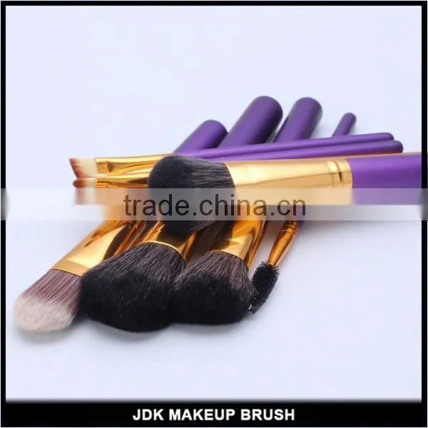 8pcs Cheap Price of Makeup Kit Purple Handle Cosmetic Brushes for Makeup Artists photo-2
