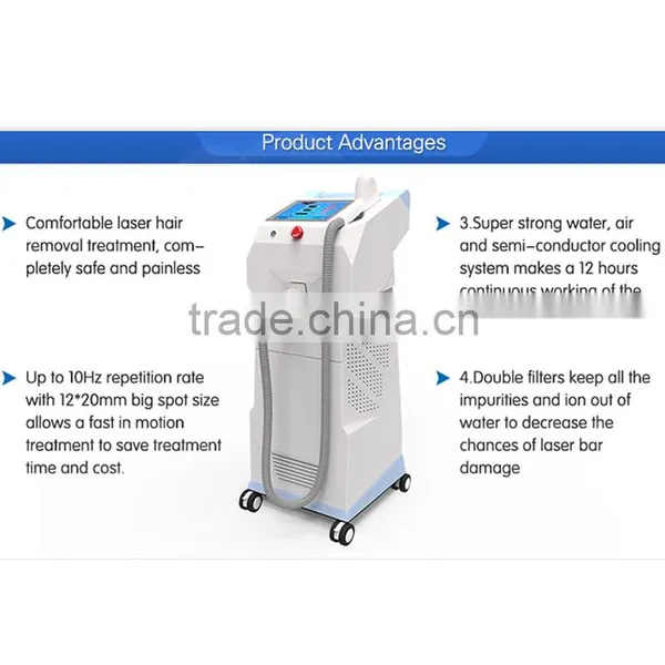 FDA Approved 4 Million Shots Warranty Depilator 808 nm Diode Laser Hair Removal Machine for Sale photo-4