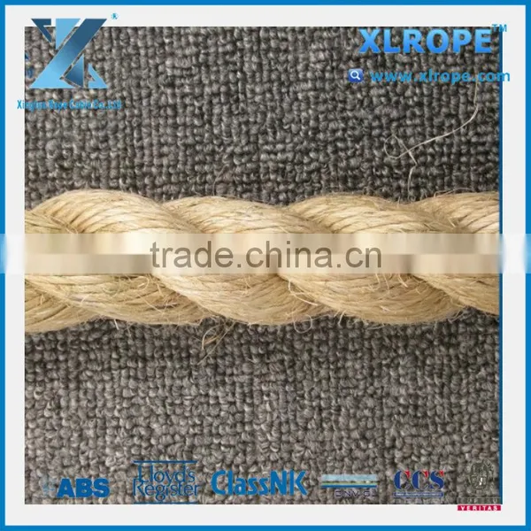 XLROPE Natural Fiber Rope 3strand 28mm Manila/Sisal Rope photo-2