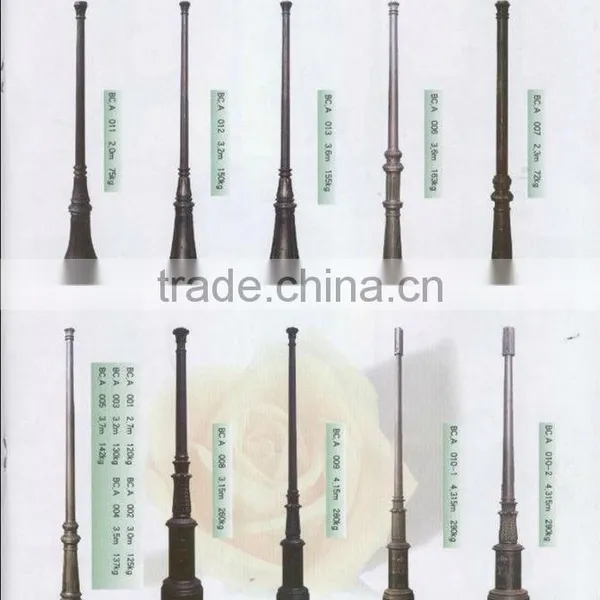 Custom Aluminum Pole for Garden Lamp