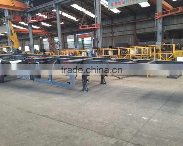 Frame Chassis Manufacturer 3 Axles 40ft Skeleton Trailer/skeletal Container Semi Trailer for Sale photo-6