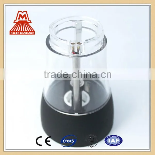 Wholesale Newest Cheap Acrylic 70x 245mm Electric Stainless Steel Pepper Mill photo-2