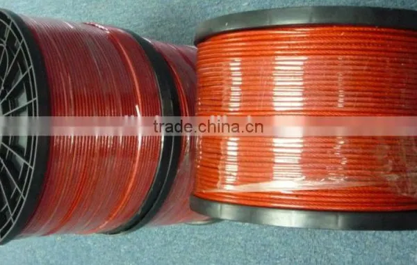 Factory CE 3/4mm 6*12+fc Stainless Steel 316 Wire Rope With Pvc photo-3