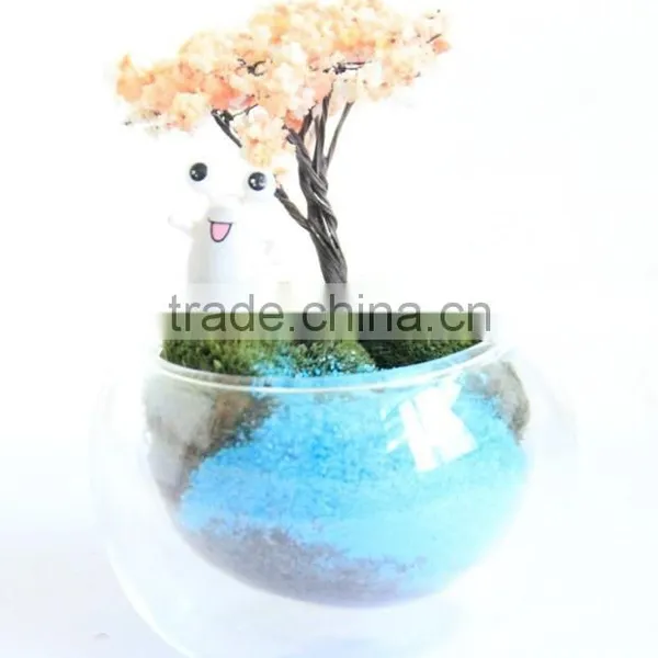 Moss Bottles Micro Landscape Accessories Artificial Peach Tree Decorative Background Plant photo-2