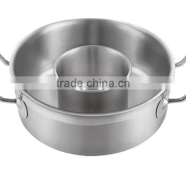 Two Handle Stainless Steel Child-Mother Relation Wok With Lid photo-4