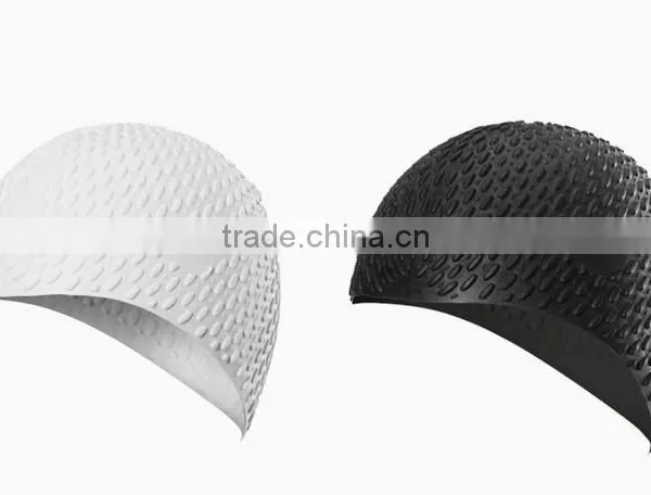 High Quality and Fashion Design Silicone Ear Waterproof Swim Caps photo-2