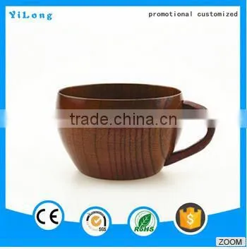 Custom Handmade Wholesale Drink Wooden Round Cup photo-2