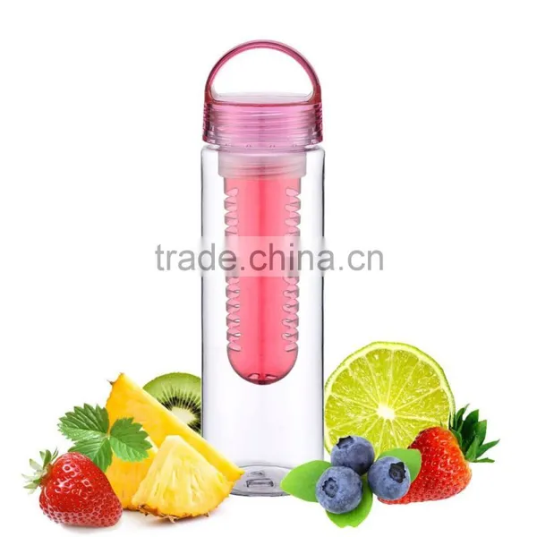 Water Bottle Fruit Infuser FDA Approved Bpa Free Plastic Tritan Fruit Infuser Bottle 26 oz photo-5