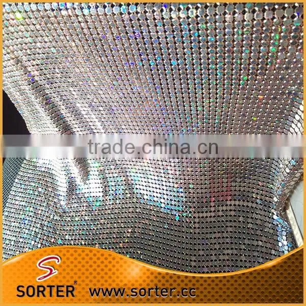 Metal Fabric Sequin Cloth Metallic Cloth Metal Wire Mesh Curtain photo-2