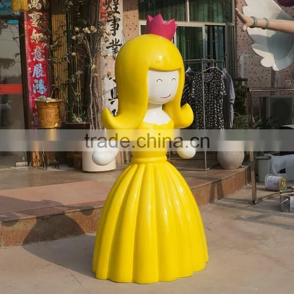 FRP Cartoon Girl Figurine photo-6