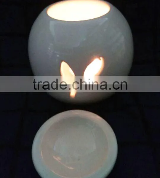 Factory Direct Ceramic Tea Light Oil Burner With Aromatherapy Function photo-3