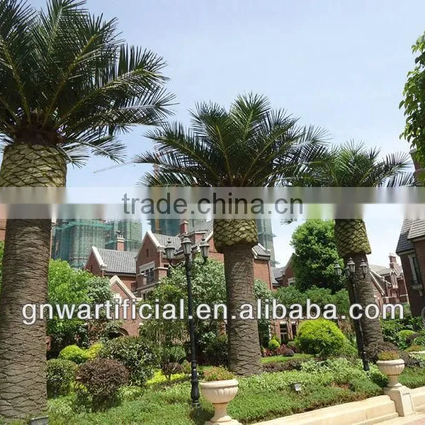Large Decorative Artificial Palm Tree Sale for Park Landscaping Decoration Outdoor Use APM015 photo-3