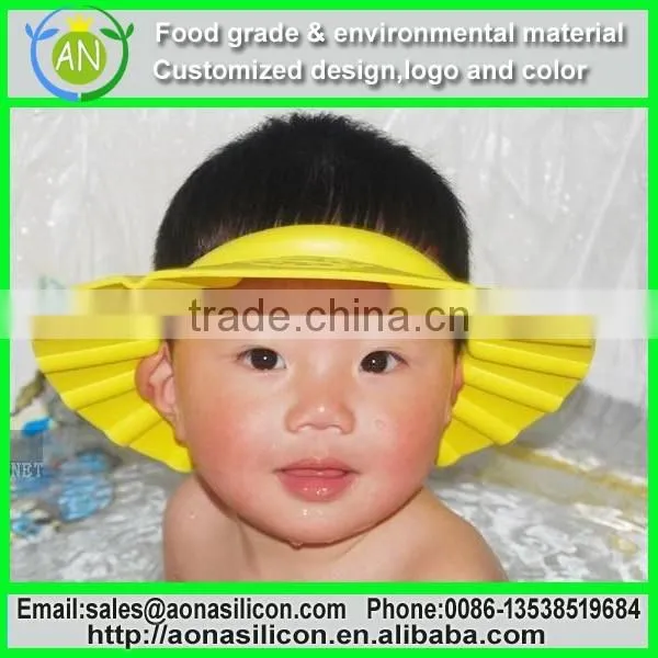 2015 Parents Use Silicone Waterproof Cap for Kids Safe no Water photo-3