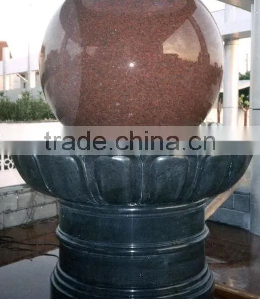 Outdoor Stone Ball Water Fountain photo-3