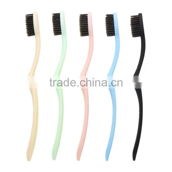 Simple Design Wide Slip-resistance Handle Chinese Famous Brand Gentle Teeth Whitening Toothbrush photo-2