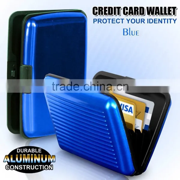 Aluminum Metal Waterproof Box Case Business Credit Card Holder Wallet photo-3