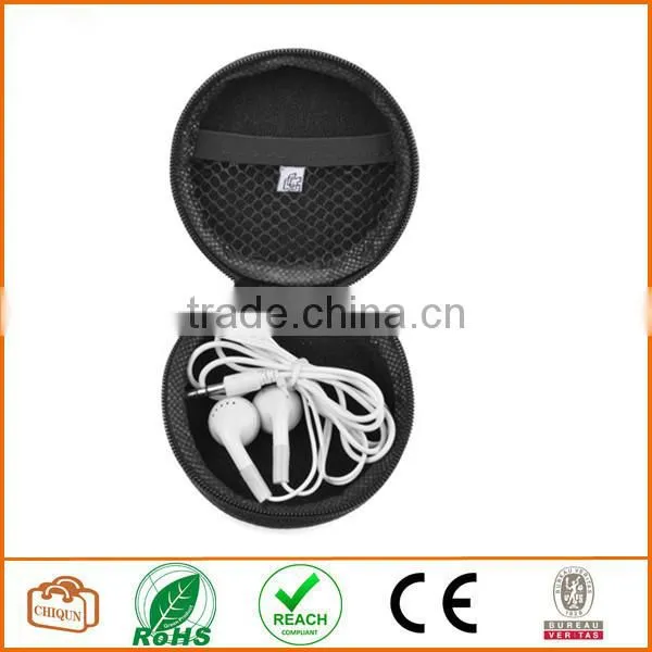 3 in 1 Earphone Handsfree Hard PU Case Plus Round Earphone Case photo-2