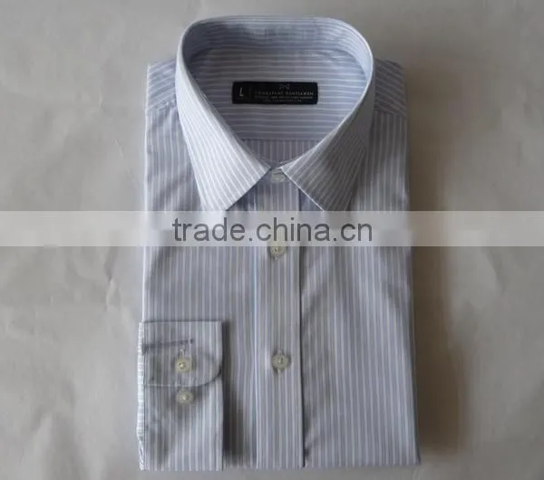 Cutaway Collar Striped Elegant Design Customized Mens Formal Shirts photo-4