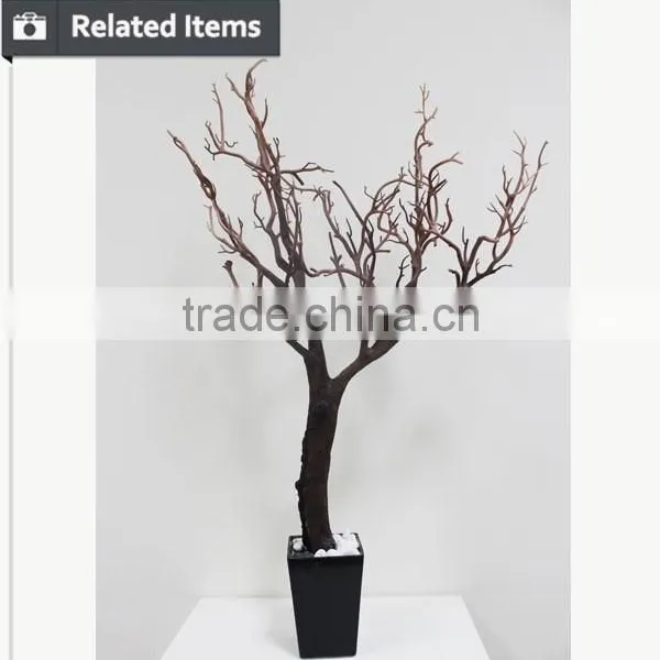 Golden Artificial Tree Branches Wedding Hall Centerpieces Christmas Decoration photo-4